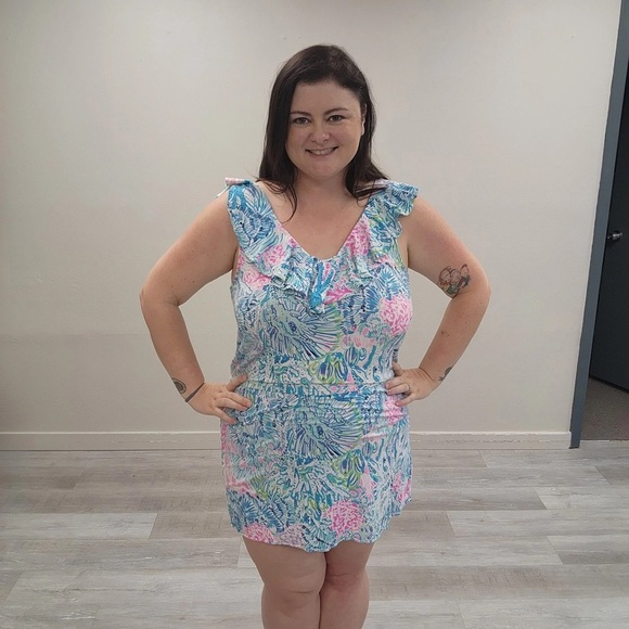 Lilly Pulitzer Alessa Romper Dress - Size XL - Picture 2 of 3